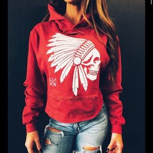 Apache Crop Hoodie